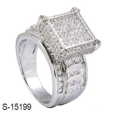 Modeschmuck 925 Sterling Silber Diamant Ring